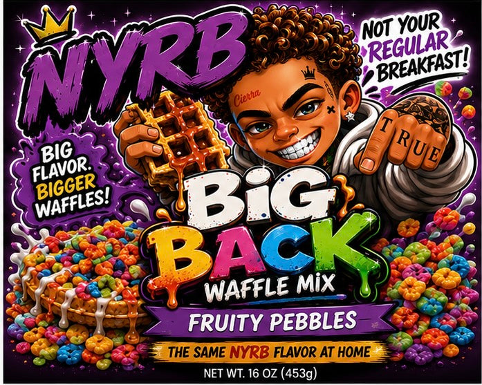 Fruity Pebble Big Back Waffle Mix